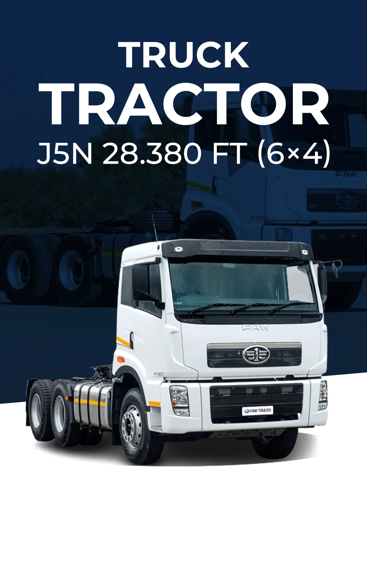 Myride Commercial Truck Tractors J5N 28.380 FT (6×4) banner